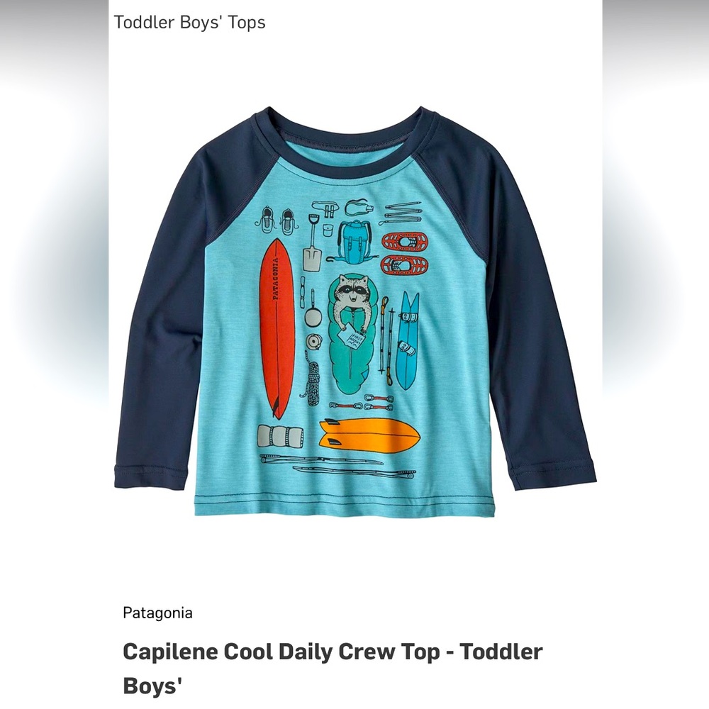Patagonia
Capilene Cool Daily Crew Top - Toddler 6-12 Months